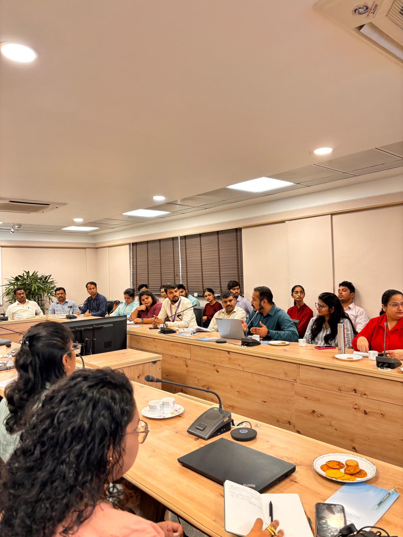 BMC Climate Action presentation — full room