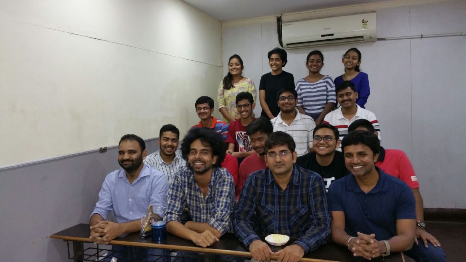 Celebrating IIT Madras selection at Resonance coaching class, Panvel