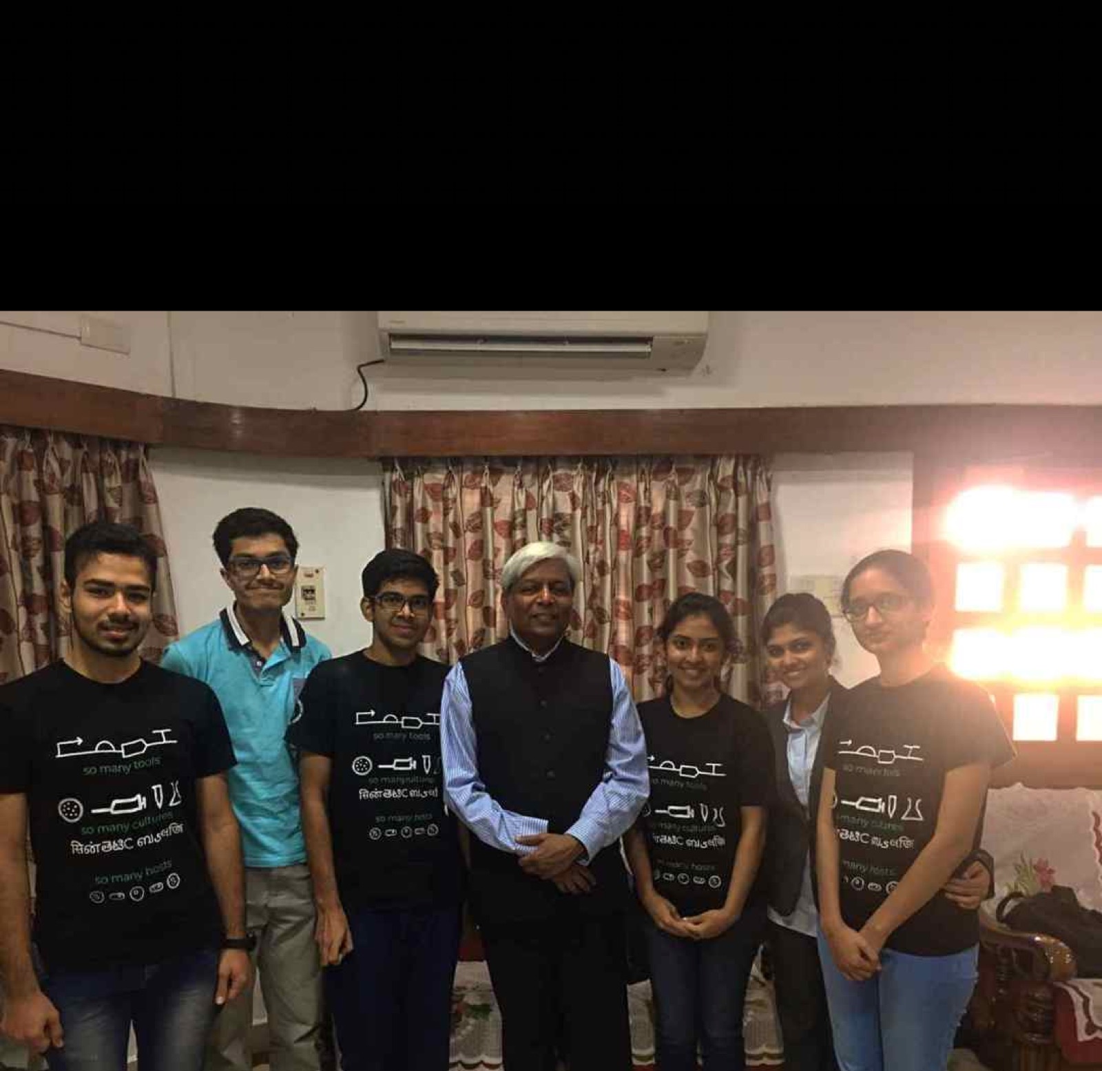 iGEM IIT Madras team with Dr. K. VijayRaghavan, Principal Scientific Advisor to the Government of India